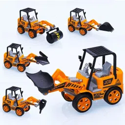 Friction Toy JCB for Kids, Exclusive Collection of Construction Toys (Assorted)-image-16