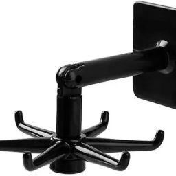 Wall mounting Self Adhesive 360 Degree Rotating Hook for Hanging(Pack of 2) Accessories Organizer-image-79