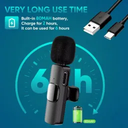 mobone ® K8 mic Wireless Microphone kit for Youtubers | Lavalier for Streaming Microphone image 4