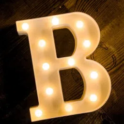 Marquee Alphabet Shaped Led Light (B) Pack og 1. Night Lamp-picture-1
