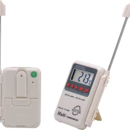 Thermocare Multi Digital Thermometer with External Sensing Probe and Portable LCD Digital, Accurate Fast Response (White) ST-9283B Multi Steam Thermometer image 2