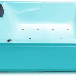 Falcon Acrylic 5 Feet Massage with Bubble Bath - Cyan Blue Free-standing Bathtub-image-83