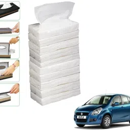 10 SET REFILLER WITH 100 PULLS (200 SHEETS) FOR MARUTI SUZUKI RITZ Vehicle Tissue Dispenser-image-17