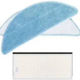 RoboMate Set of 2 Mopping Pads + HEPA Filet for Ecovacs Deebot U2 Pro Vacuum Maintenance Kit-picture-24