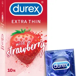 Extra Thin Wild Strawberry Flavored Condom-35