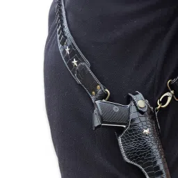 Premium Shoulder Cross Holster For .32 Bore IOF Pistol or Similar Size Pistol/Gun Cover M-picture-7