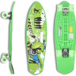 Rebound Skateboard | Cruiser PennyBoard | PU Wheels with LED Light | 6 inch x 28 inch Skateboard-picture-45
