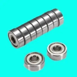 10 Pcs 608zz Double Metal Seal Bearings 8x22x7mm Multi-purpose Use 0002 | Bicycle Brake Disk-image-6
