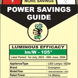 crompton 12 W Basic Standard B22 LED Bulb image 5