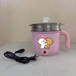 Electric Cooking Pot Non-Stick Cooker Egg Boiler Rice Cooker Travel Cooker Hot Egg Boiler, Travel Cooker, Rice Cooker, Egg Cooker-image-17