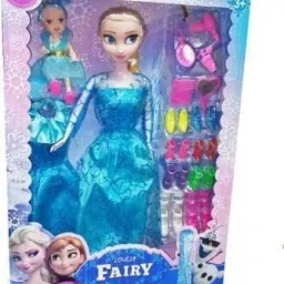 Doll with Dresses Makeup and Barbie Doll Accessories, Style Wardrobe-image-12