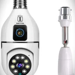 Primate "4MP Dual Lens WiFi Security Camera with Adjustable Bulb Holder" Security Camera-27