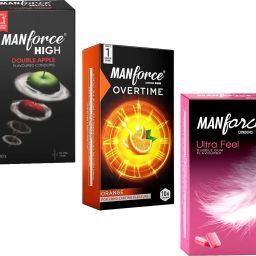Double Apple, Orange And Bubblegum Flavoured Dotted Condom-image-93