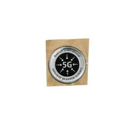 generic Japanese Quantum Science 5G Anti Radiation Chip Sticker (No Light) for The Best EMR Neutralizer - All Mobile Phones, Tablet, iPad iPod, Mac-Book, Computer & Laptop [ Antiradiation Shield (Sliver 5G) image 1