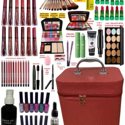 Full makeup set with 77 products for complete EYE & Face makeup combo-12