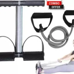 Combo Single Spring Tummy Trimmer With Single Toning Tube Ab Exerciser-image-53