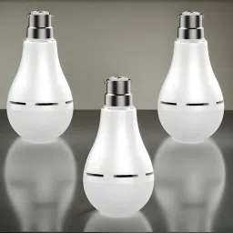 Emergency Bulb 9W LED 1200mAh battery 4 hrs emergency light Pack of 3 bulbXW485 4 hrs Bulb Emergency Light-image-77