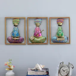 Decorative Much Man Multicolour Iron Wall Art By Decorum-picture-6