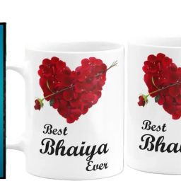 Bhaiya Bhabhi Bhaiya Bhabhi pair rakhi With Mug | New rakhi design rakhi | Designer Rakhi| Mauli Thread Rakhi, Mug Set-18