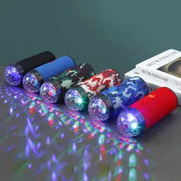 MZ M21VP (PORTABLE BLUETOOTH SPEAKER) Thunder Sound with Inbuilt Disco LED Light 10 W Bluetooth Speaker image 5