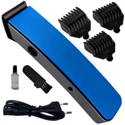 POSBM Rechargeable Waterproof Professional Hair Clipper Beard Mustache Trimmer Powerful Electric Razor for Men Multicolor (6 Month Warranty) Grooming Kit 120 min Runtime 5 Length Settings-image-82