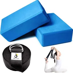 Yoga Brick & Yoga Strap Extra Safe Adjustable Yoga Blocks-image-62