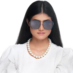 Polarized Retro Square Sunglasses (Free Size)-image-67