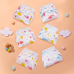 BASIC Langot for New Born Pack of 6 – Baby Gift Set | 100% Pure Cotton (0-6M)-43