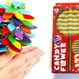 Candy Flower Toy Rotating & Twisting Fun Toy Stress Buster Spinning Flower toy-28