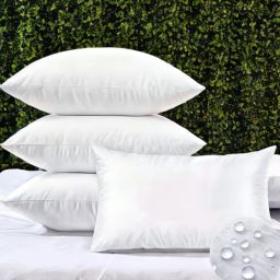LUXURY Polyester Fibre Solid Sleeping Pillow Pack of 4-40