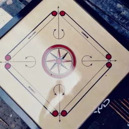 [32inch] Premium Quality Smooth & Shiny Glossy Large Carrom Board 81.28 cm Carrom Board-picture-18