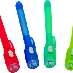 nvisible Ink Magic Pen (4 Pieces) with UV-Light | Birthday Return Gifts Digital Pen-image-53