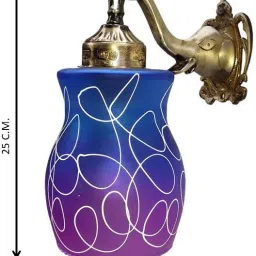 m r f enterprises Wallchiere Wall Lamp Without Bulb image 2