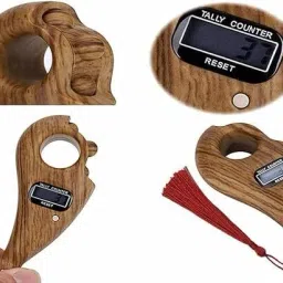 mobiso Digital Finger Counter with Compass for Prayer, Mala Mantra Jap Digital Tally Counter image 3