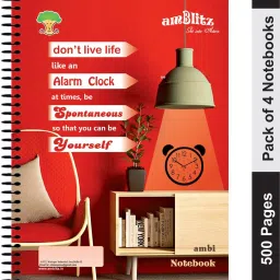 Lal A4 Notebook Unruled 500 Pages-image-12