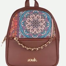 4.22 L Backpack Mayra Mini-Daypack - Multicolor Mandala Print-image-10
