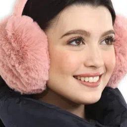 ( PACK OF 2) Winter Outdoor Wear Adjustable Size Ear Muffs/Warmer for Kids, Girls and Women random colour Ear Muff-image-16