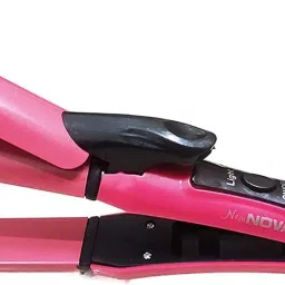 UDTA BHARAT Hair Styler Tool Curling Anti-perm Straight Hair Comb Iron Tourmaline U126 2in1 Hair Curler & Straightener N2009 Hair Styler with Ceramic Plate U33 Hair Straightener-image-1