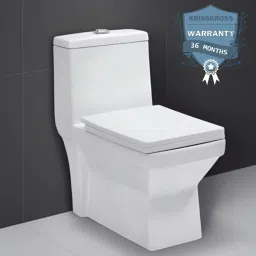 Elongated Floor Mounted Ceramic Commode S Trap 225mm/9inches Western Commode-15