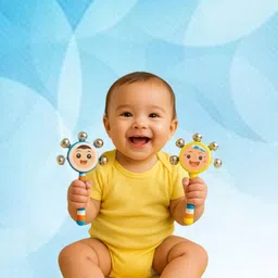 cute baby rattle with handle Rattle-image-51
