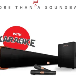 SAREGAMA Musicbar Karaoke (SCSB192) with 1000 pre-loaded songs, Wired Subwoofer 120 W Bluetooth Soundbar-picture-14