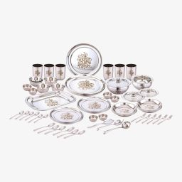 Pack of 61 Stainless Steel Iconic Dinner Set-image-76
