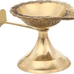 dokchan Brass Table Diya-picture-7