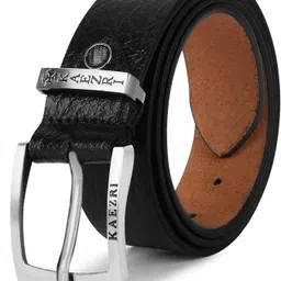 kaezri Men Evening, Party, Formal, Casual Black Genuine Leather Belt-picture-43