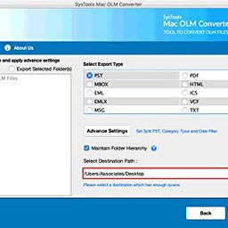 SysTools MAC OLM to MBOX Converter (Email Delivery-No CD) image 5