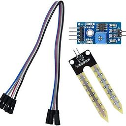5pcs Soil Moisture Sensor Soil Hygrometer Moisture Detection Water Sensor Module Soil Moisture Sensor YL-69 Sensor and HC-38 Module image 3