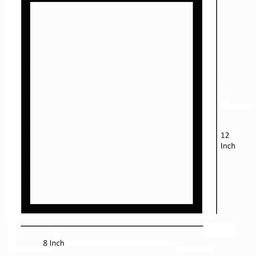 Great More Neem Karoli Baba Wooden Rectangular Photo Frame, Medium Size, Tabletop Or Wall Mount, Graceful Smile Image - 8X12 Inch - 103 (Black) image 4