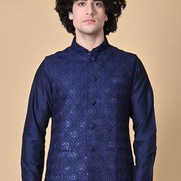 MAAHI FABS Embroidered Nehru Jacket-56