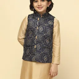 KISAH Boys Printed Nehru Jackets-83
