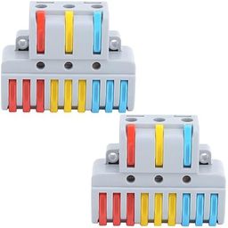 POWER CONNECT 3 in 9 Out Quick Wire Connector, Speed wire Quick Connector, Releasable Wire Connector, Secure & Removable Electrical Connector, Effertless Electrical Connectors (5) image 4